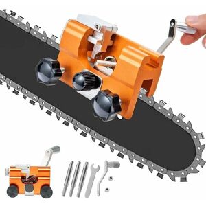 CYSLMUK Chainsaw Chain Sharpener, Chainsaw Chain Sharpening Jig, Easy to Use, Chainsaw Chain Sharpening Kit CYSLMUK Chainsaw Chain Sharpener, Chainsaw Chain Sharpening Jig, Easy to Use, Chainsaw Chain Sharpening Kit