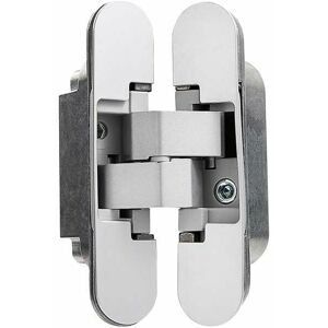 Serbia - Charnière Invisible pour Portes Lourdes - Lot de 2 (Charge 40 kg, Ouverture 180º) Serbia - Charnière Invisible pour Portes Lourdes - Lot de 2 (Charge 40 kg, Ouverture 180º)