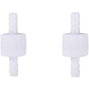 Longziming - Check Valves - 10 Pcs 6mm Inline Check Valves Diesel Water Gas Air One Way Non Return Durable Longziming - Check Valves - 10 Pcs 6mm Inline Check Valves Diesel Water Gas Air One Way Non Return Durable