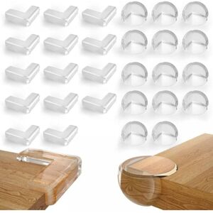 YMYNY Child-safe table corner protectors, 28 pieces table corner protectors, child-safe edge protectors with improved superglue for table and furniture YMYNY Child-safe table corner protectors, 28 pieces table corner protectors, child-safe edge protectors with improved superglue for table and furniture