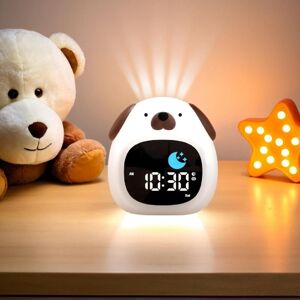 WOIYIC Children's Alarm Clock Night Light with 9 Light Colors and 6 White Noises, Digital Sleep Training Clock, Adjustable Brightness and Sound, Gifts for WOIYIC Children's Alarm Clock Night Light with 9 Light Colors and 6 White Noises, Digital Sleep Training Clock, Adjustable Brightness and Sound, Gifts for
