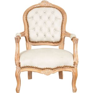 Biscottini - Children's wooden kitchen and dining chair Children's armchair with armrests 72x50x49 cm Padded bedroom armchair French Style Biscottini - Children's wooden kitchen and dining chair Children's armchair with armrests 72x50x49 cm Padded bedroom armchair French Style