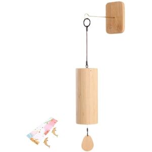 Tlily - Chord Wind Chimes Japanese Hand-Cranked Wind Chimes Vintage Bamboo Sound Healing Bamboo Wind Chimes-Frost Tlily - Chord Wind Chimes Japanese Hand-Cranked Wind Chimes Vintage Bamboo Sound Healing Bamboo Wind Chimes-Frost