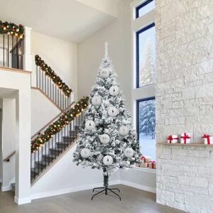 Christmas Bauble Set Other 3 pcs Silver Ø 25 cm XXL vidaXL Christmas Bauble Set Other 3 pcs Silver Ø 25 cm XXL vidaXL