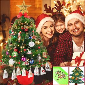 Christmas Countdown Calendar, Diamond Painting Keychain, DIY Handcrafted Creative Christmas Decoration-A Christmas Countdown Calendar, Diamond Painting Keychain, DIY Handcrafted Creative Christmas Decoration-A