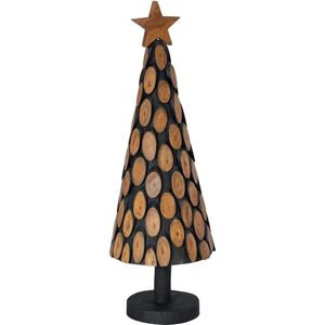 Christmas Tree with Stand Brown 90 cm Solid teak wood vidaXL Christmas Tree with Stand Brown 90 cm Solid teak wood vidaXL