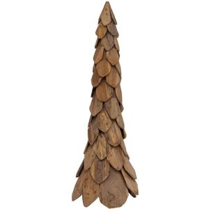 Christmas Tree with Stand Brown 110 cm Solid teak wood vidaXL Christmas Tree with Stand Brown 110 cm Solid teak wood vidaXL