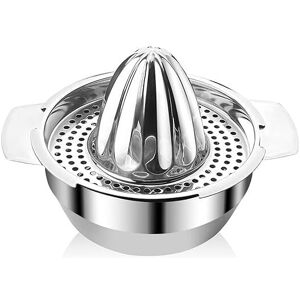 Linghhang - Citrus Press 300ml, Manual Citrus Press Stainless Steel 201 Dishwasher Safe, Lemon Press Rotation Press Easy to Clean for Squeezing Linghhang - Citrus Press 300ml, Manual Citrus Press Stainless Steel 201 Dishwasher Safe, Lemon Press Rotation Press Easy to Clean for Squeezing