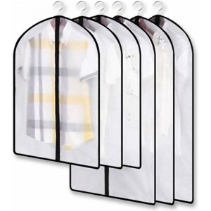 Cyslmuk - Clear Moth Proof Garment Bag, Moth Proof Garment Bag, Dustproof Clothes Cover Set, Perfect for Protecting Clothes and Shirts in Wardrobe Cyslmuk - Clear Moth Proof Garment Bag, Moth Proof Garment Bag, Dustproof Clothes Cover Set, Perfect for Protecting Clothes and Shirts in Wardrobe