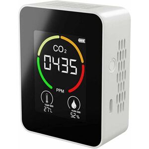 GOTRAYS Clearance Sale CO2 Air Detector Carbon Dioxide Detector Agricultural Production Greenhouse CO2 Monitor-White(Infrared Detection) GOTRAYS Clearance Sale CO2 Air Detector Carbon Dioxide Detector Agricultural Production Greenhouse CO2 Monitor-White(Infrared Detection)