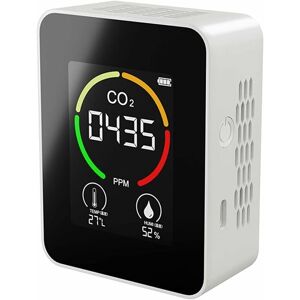 GOTRAYS Clearance Sale CO2 Air Detector Carbon Dioxide Detector Agricultural Production Greenhouse CO2 Monitor-White(Infrared Detection) GOTRAYS Clearance Sale CO2 Air Detector Carbon Dioxide Detector Agricultural Production Greenhouse CO2 Monitor-White(Infrared Detection)