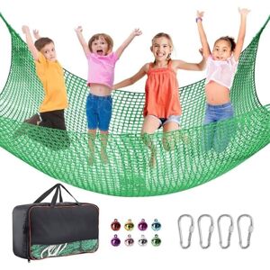 SANS MARQUE Climbing net, children's climbing net, outdoor climbing net, 2x3M double-layered climbing luggage net, 4mm thick rope, 4cm hole with storage bag, for SANS MARQUE Climbing net, children's climbing net, outdoor climbing net, 2x3M double-layered climbing luggage net, 4mm thick rope, 4cm hole with storage bag, for