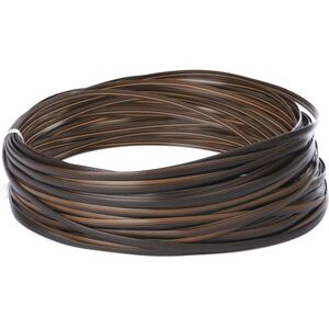 TLILY Coffee Gradient Flat Synthetic Rattan Weaving Material Plastic for Knit and Repair Chair Table Storage Basket TLILY Coffee Gradient Flat Synthetic Rattan Weaving Material Plastic for Knit and Repair Chair Table Storage Basket