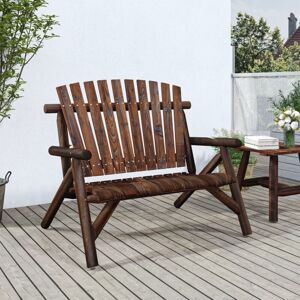 Vidaxl - 2-Seater Garden Bench 119x85x98 cm Solid Wood Spruce Vidaxl - 2-Seater Garden Bench 119x85x98 cm Solid Wood Spruce