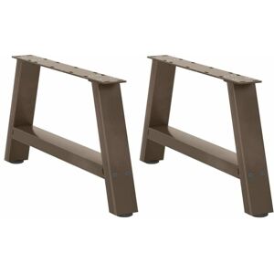 Coffee Table Legs A-Shaped 2 pcs 60x(30-31) cm Steel vidaXL Coffee Table Legs A-Shaped 2 pcs 60x(30-31) cm Steel vidaXL
