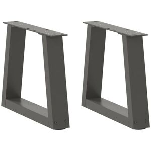 Vidaxl - Coffee Table Legs V-Shape 2 pcs Anthracite 30x(30-31.3) cm Steel Vidaxl - Coffee Table Legs V-Shape 2 pcs Anthracite 30x(30-31.3) cm Steel