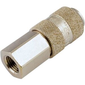 Connect - Cyclone Female Air Line Coupling 1/2''BSP Thread 2pc 35186 Connect - Cyclone Female Air Line Coupling 1/2''BSP Thread 2pc 35186