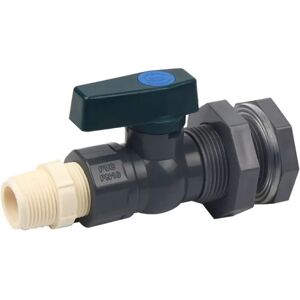 Memkey - Connection pvc water tanks tap pvc rain barrel 3/4 inch with bulkhead screw connection and hose adapter (g 3/4) Memkey - Connection pvc water tanks tap pvc rain barrel 3/4 inch with bulkhead screw connection and hose adapter (g 3/4)