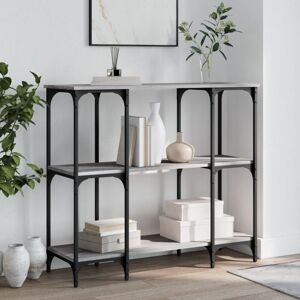 Console Table Grey Sonoma 102x35x90 cm Engineered Wood Vidaxl Console Table Grey Sonoma 102x35x90 cm Engineered Wood Vidaxl