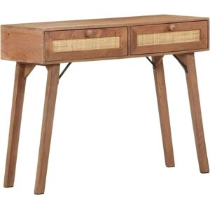 BONNEVIE Console Table,Entryway table,Console Cabinet 100x35x76 cm Solid Mango Wood VSVS374775 BONNEVIE Console Table,Entryway table,Console Cabinet 100x35x76 cm Solid Mango Wood VSVS374775