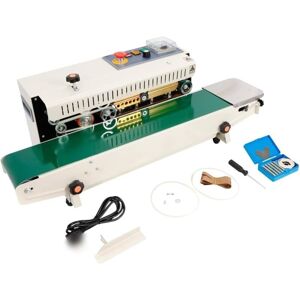 CNCEST Continuous Sealing Machine FR-770 Automatic Horizontal Food Sealer Plastic Bag Band Sealing Sealer Machine, for Packaging and Sealing 6-12mm Sealing CNCEST Continuous Sealing Machine FR-770 Automatic Horizontal Food Sealer Plastic Bag Band Sealing Sealer Machine, for Packaging and Sealing 6-12mm Sealing