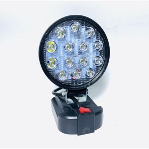 COOCHEER Cordless Lamp for Makita 18V, Cordless LED Work Light, Portable LED Spotlight, Construction Lamp, Flashlight, Spotlight for Makita 18V (Round) COOCHEER Cordless Lamp for Makita 18V, Cordless LED Work Light, Portable LED Spotlight, Construction Lamp, Flashlight, Spotlight for Makita 18V (Round)