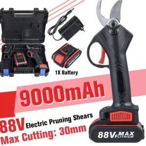 BEIJIYI Cordless Pruning Shears for Tree Branches, 30mm Cutting Diameter, 9Ah Rechargeable Lithium Battery, 3-4 Hours Working Time (Color: 1x9000mAH) BEIJIYI Cordless Pruning Shears for Tree Branches, 30mm Cutting Diameter, 9Ah Rechargeable Lithium Battery, 3-4 Hours Working Time (Color: 1x9000mAH)