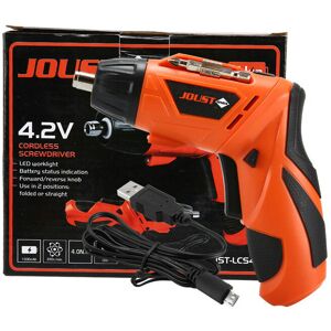 Briday - Cordless Screwdriver 6 Nm max, Cordless Screwdriver 3.6V/2000 Mah/230 rpm with 46 Accessories, 2 led Lamp, Lightweight and Easy to Use Briday - Cordless Screwdriver 6 Nm max, Cordless Screwdriver 3.6V/2000 Mah/230 rpm with 46 Accessories, 2 led Lamp, Lightweight and Easy to Use