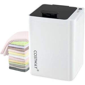 Costway - 23L Large Towel Warmer Bucket Home Towel Warmer w/0-90Min Timer-White Costway - 23L Large Towel Warmer Bucket Home Towel Warmer w/0-90Min Timer-White