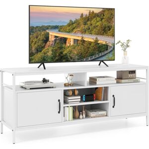 Costway - tv Stand for TVs up to 65" 147 cm tv Console Table with Storage-White Costway - tv Stand for TVs up to 65" 147 cm tv Console Table with Storage-White