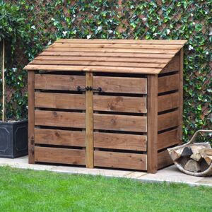 Rutland County Garden Furniture Ltd - Cottesmore 4ft Log Store with Doors - L80 x W150 x H128 cm - Rustic Brown Rutland County Garden Furniture Ltd - Cottesmore 4ft Log Store with Doors - L80 x W150 x H128 cm - Rustic Brown