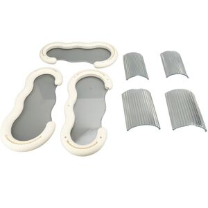 GROOFOO Countertop Cup Rack 3 Tier Transparent Space Saving Mug Holder Organizer for Kitchen Spice Food Bathroom Cosmetic White GROOFOO Countertop Cup Rack 3 Tier Transparent Space Saving Mug Holder Organizer for Kitchen Spice Food Bathroom Cosmetic White