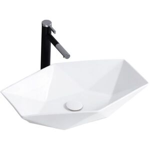 Countertop Washbasin Rea Eurus White Countertop Washbasin Rea Eurus White