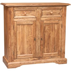 BISCOTTINI Country style,solid lime wood walnut finish W110xDP45xH103 cm sized sideboard. Made in Italy BISCOTTINI Country style,solid lime wood walnut finish W110xDP45xH103 cm sized sideboard. Made in Italy