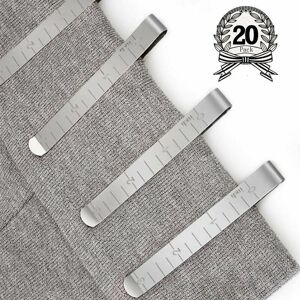 TRIMEC Couture Lot de 20 Pinces en Acier Inoxydable Ourlet Clips 7,6 cm Mesure Règle de matelassage pour Wonder Clips, l'Épinglage et marquer Les Accessoires TRIMEC Couture Lot de 20 Pinces en Acier Inoxydable Ourlet Clips 7,6 cm Mesure Règle de matelassage pour Wonder Clips, l'Épinglage et marquer Les Accessoires