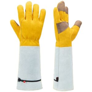 TLILY Cowhide Gloves Gardening Extended Anti-Puncture and Anti-Insect Bite Welder General Labor Protection TLILY Cowhide Gloves Gardening Extended Anti-Puncture and Anti-Insect Bite Welder General Labor Protection
