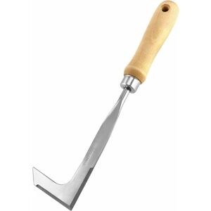GOTRAYS Crack Weeder, Weeding Sickle, Grass Cutter Knife, Manual Weeder, Stainless Steel L-Shaped Patio Knife Crevice Weeding Tool for Garden Lawn Yard Pat GOTRAYS Crack Weeder, Weeding Sickle, Grass Cutter Knife, Manual Weeder, Stainless Steel L-Shaped Patio Knife Crevice Weeding Tool for Garden Lawn Yard Pat