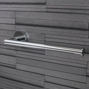 Croydex - Flexi-Fix Chrome Towel Bar for Bathroom 27cm Length - Epsom Croydex - Flexi-Fix Chrome Towel Bar for Bathroom 27cm Length - Epsom
