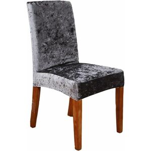 DEWDAT Crushed Velvet Dining Chair Covers Set of 4,Stretch Removable Washable Dining Chair Slipcover Super Soft High Back Chair Cover Protector for Wedding DEWDAT Crushed Velvet Dining Chair Covers Set of 4,Stretch Removable Washable Dining Chair Slipcover Super Soft High Back Chair Cover Protector for Wedding