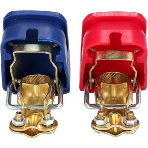 Csparkv - 1 Pair Car Battery Terminals,Quick Release Battery Terminals,12V Release Connectors,Car Battery Quick Clamps for Cars Boats Trucks,Red Blue Csparkv - 1 Pair Car Battery Terminals,Quick Release Battery Terminals,12V Release Connectors,Car Battery Quick Clamps for Cars Boats Trucks,Red Blue