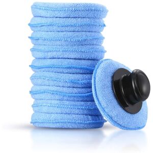 10 Pcs Microfiber Car Applicator Pads, Car Wax Cleaning Polishing Sponges, Foam Applicator Pad Handle for Clean Vehicle - Csparkv 10 Pcs Microfiber Car Applicator Pads, Car Wax Cleaning Polishing Sponges, Foam Applicator Pad Handle for Clean Vehicle - Csparkv