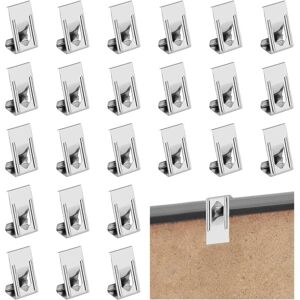 Csparkv - 100PCS Photo Frame Clip, Heated Bed Clamp, Picture Frame Hanger, Picture Frame Fixing Hooks for Photo Frame Csparkv - 100PCS Photo Frame Clip, Heated Bed Clamp, Picture Frame Hanger, Picture Frame Fixing Hooks for Photo Frame