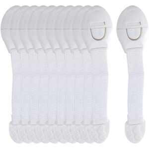 Csparkv - 10Pcs Child Safety Lock for Cabinets, Bathrooms, Kitchens, Doors, Windows, Refrigerators, Super Adhesive, Protect Babies and Pets Csparkv - 10Pcs Child Safety Lock for Cabinets, Bathrooms, Kitchens, Doors, Windows, Refrigerators, Super Adhesive, Protect Babies and Pets