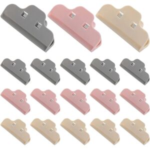 18Pcs Food Sealing Clips, Durable Colorful Kitchen Sealing Clips Reusable Plastic Sealing Clip Bag Closure Clip for Food and Snack Storage - Csparkv 18Pcs Food Sealing Clips, Durable Colorful Kitchen Sealing Clips Reusable Plastic Sealing Clip Bag Closure Clip for Food and Snack Storage - Csparkv
