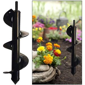 CSPARKV 1Pcs Auger Drill Bit, Garden Auger Drill Bit, Earth Hole Digger Tool, Auger Drill Bit, for Garden Planting, Loosening Plants, Digging Holes in Field CSPARKV 1Pcs Auger Drill Bit, Garden Auger Drill Bit, Earth Hole Digger Tool, Auger Drill Bit, for Garden Planting, Loosening Plants, Digging Holes in Field