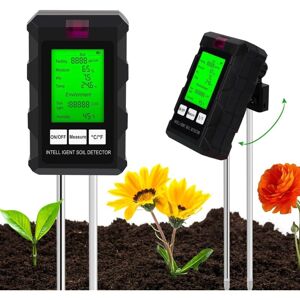 Csparkv - 22×4.9×4cm)6 in 1 Soil Tester, Soil Meter with Soil Fertility/Moisture/pH/Temperature/Sunlight/Ambient Humidity, Soil Moisture Tester for Csparkv - 22×4.9×4cm)6 in 1 Soil Tester, Soil Meter with Soil Fertility/Moisture/pH/Temperature/Sunlight/Ambient Humidity, Soil Moisture Tester for