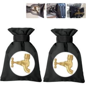 2pcs Antifreeze Faucet Cover, Faucet Cover Outdoor Garden Faucet Protection Garden Faucet Cover, for Winter Frost Protection, 20 x 14 cm - Csparkv 2pcs Antifreeze Faucet Cover, Faucet Cover Outdoor Garden Faucet Protection Garden Faucet Cover, for Winter Frost Protection, 20 x 14 cm - Csparkv