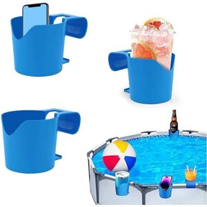 Csparkv - 3 Pieces Pool Cup Holders, Pool Accessories Plastic Pool Cup Holders, Detachable Drink Holder for Drinks, Cell Phones, Keys Csparkv - 3 Pieces Pool Cup Holders, Pool Accessories Plastic Pool Cup Holders, Detachable Drink Holder for Drinks, Cell Phones, Keys