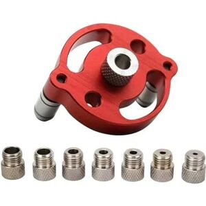 CSPARKV 3/4/5/6/7/8/9/10mm Self-Centering Vertical Drilling Jig Kit, Drill Bushings, Straight Hole Puncher for Woodworking, Positioning Jig Locator Tool CSPARKV 3/4/5/6/7/8/9/10mm Self-Centering Vertical Drilling Jig Kit, Drill Bushings, Straight Hole Puncher for Woodworking, Positioning Jig Locator Tool