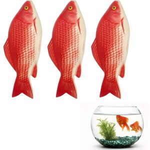 Csparkv - 3pcs Artificial Floating Goldfish Plastic Fish Small Fake Red Artificial Floating Goldfish Ornament Real Natural for Aquarium Decoration Csparkv - 3pcs Artificial Floating Goldfish Plastic Fish Small Fake Red Artificial Floating Goldfish Ornament Real Natural for Aquarium Decoration